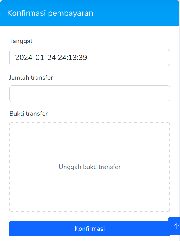 konfirmasi pembayaran