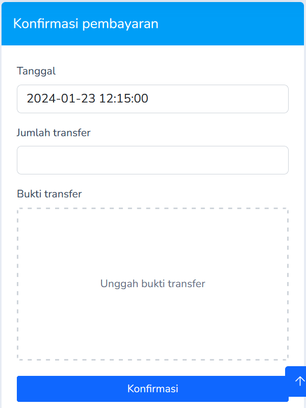 konfirmasi pembayaran